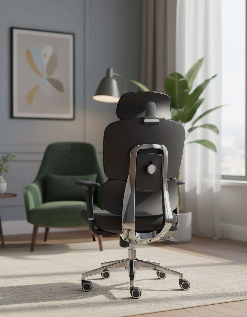 CircleBox Cloud Chair in Black – Modern Comfortable Chair for Home & Office