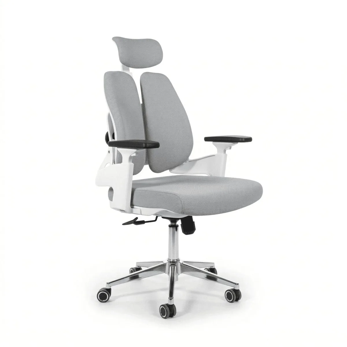 CircleBox Duo Comfort Ergonomic Office Chair – Light Grey & Black CircleBox Duo Comfort Chair