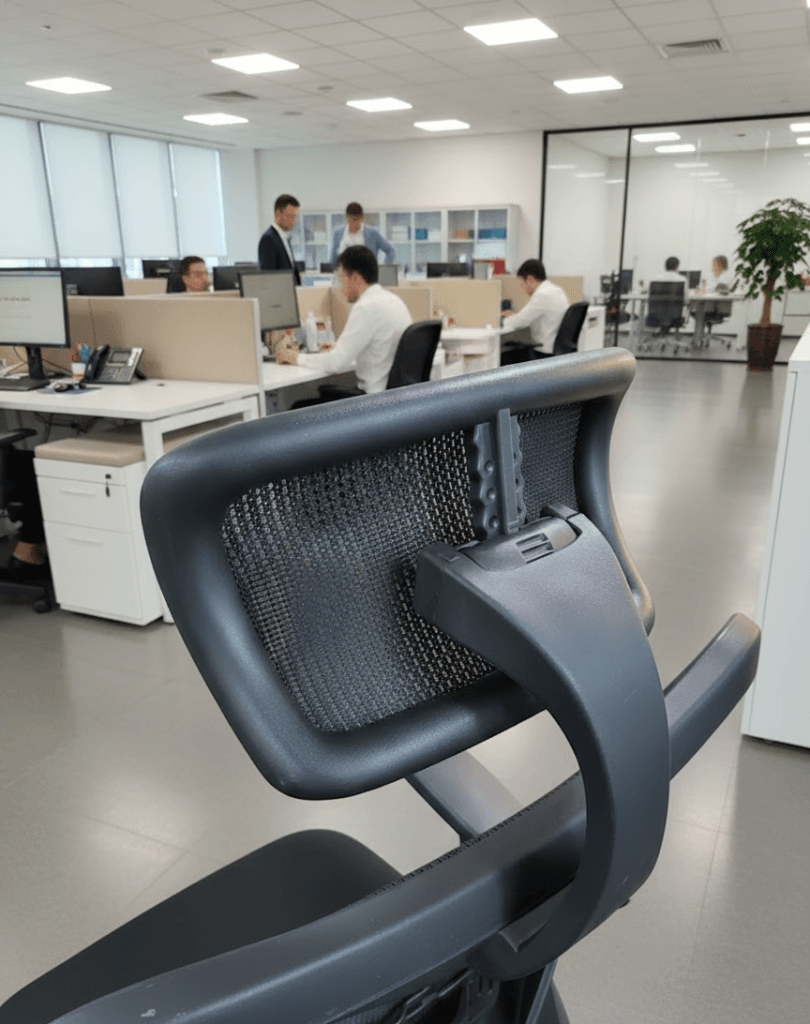 CircleBox ProCurve ergonomic mesh office chair front angle view