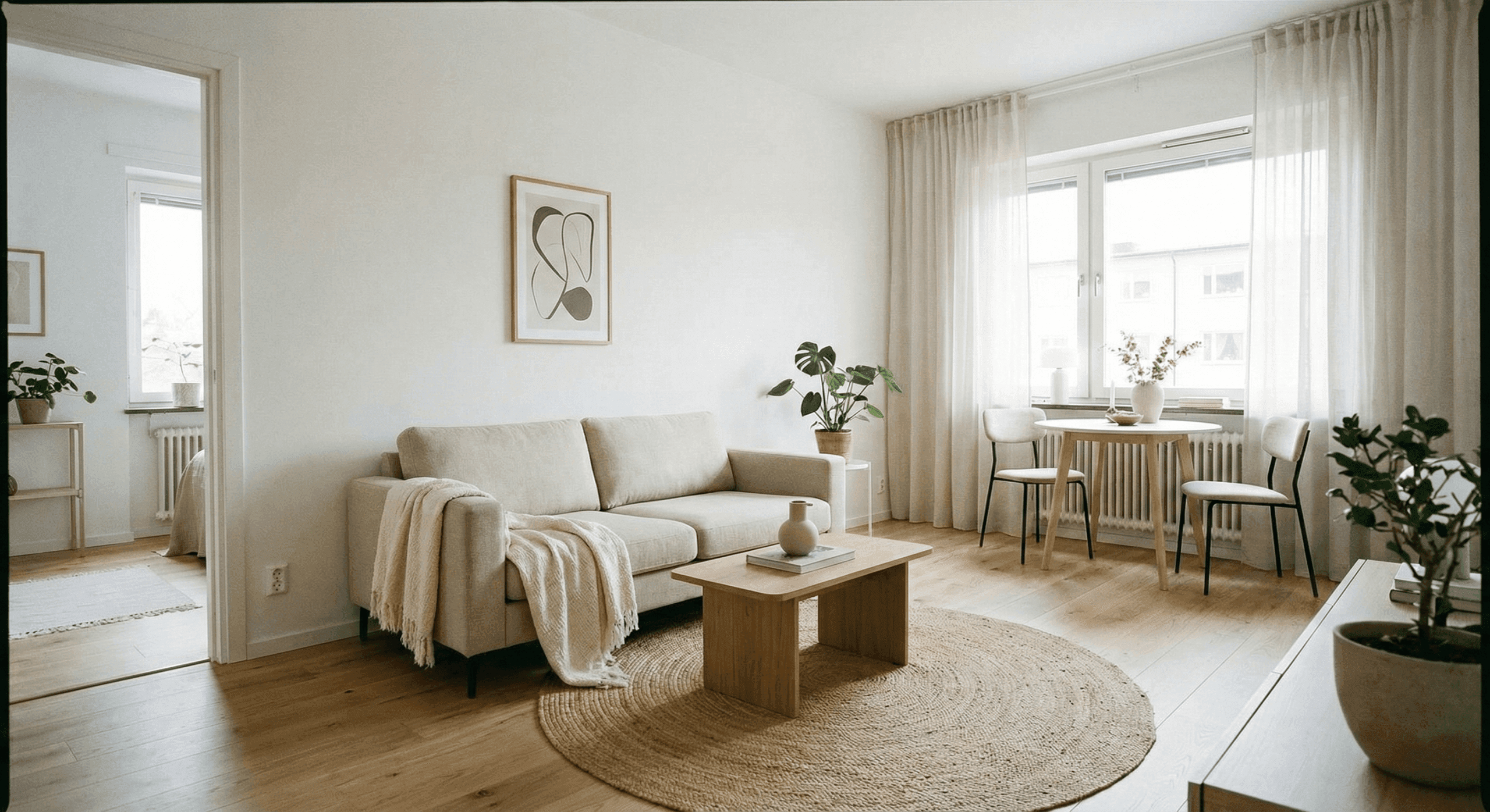 light color modern small apartment interior design