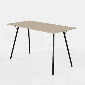 CircleBox NordicLine Desk in Bangladesh wooden desk with angled black metal legs